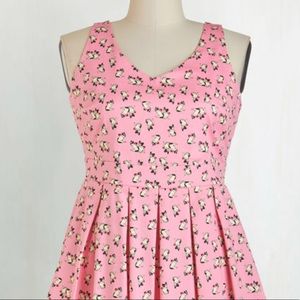 ModCloth // Fit & Flare Puppy Love Dress